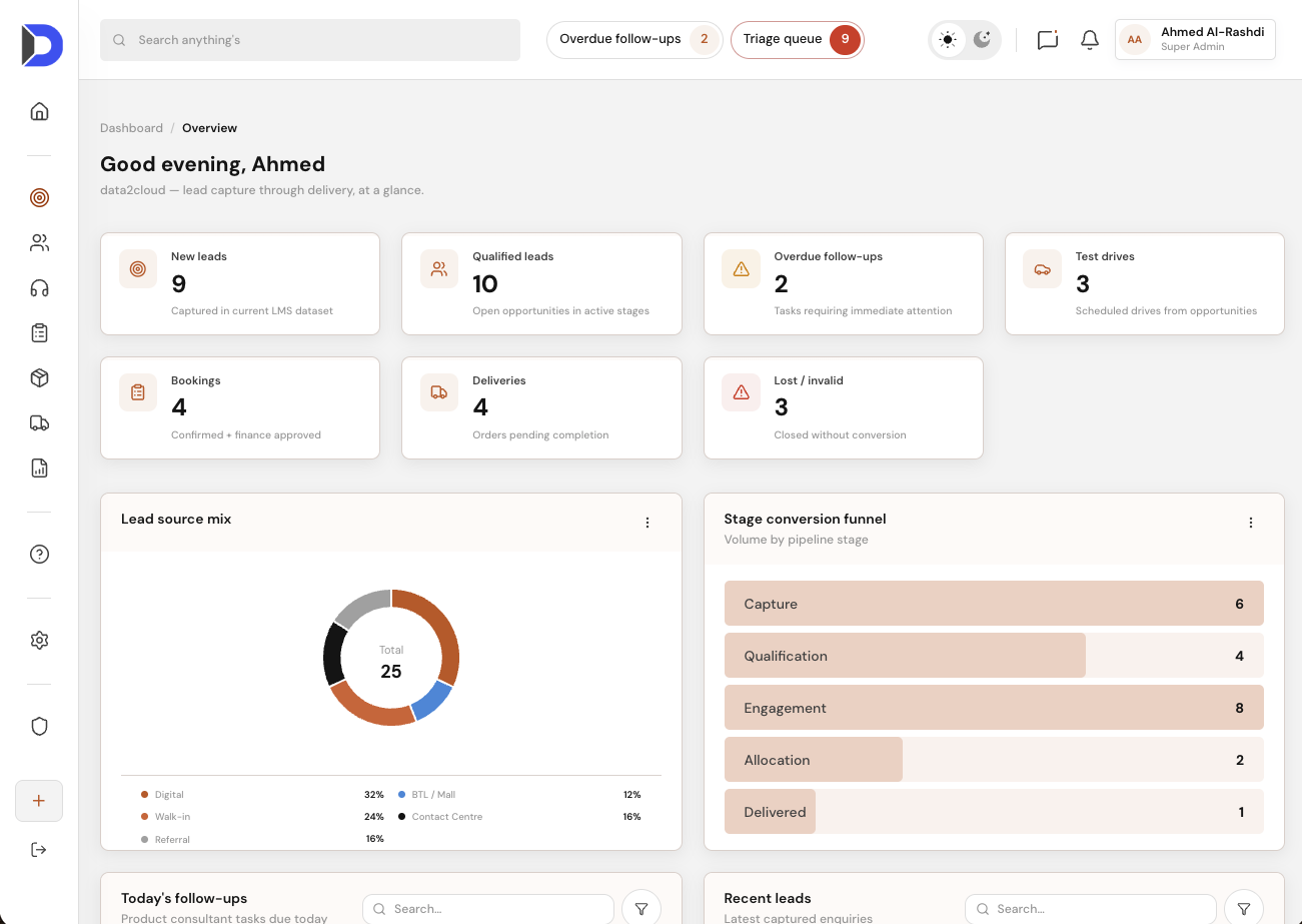 Lead Management System preview